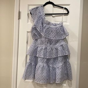 Self Portrait Blue cocktail Dress Size 6